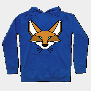 Geometric Fox Hoodie